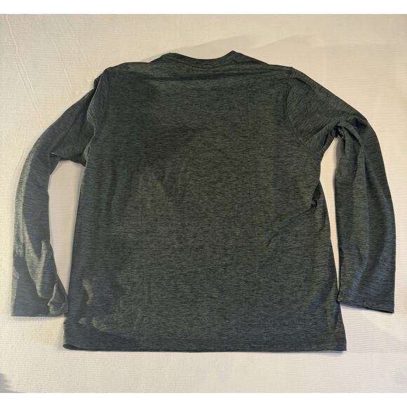 Rugged Elements Long Sleeve Shirt Large Gray Stretch Athletic Utility Tee - Picture 3 of 10